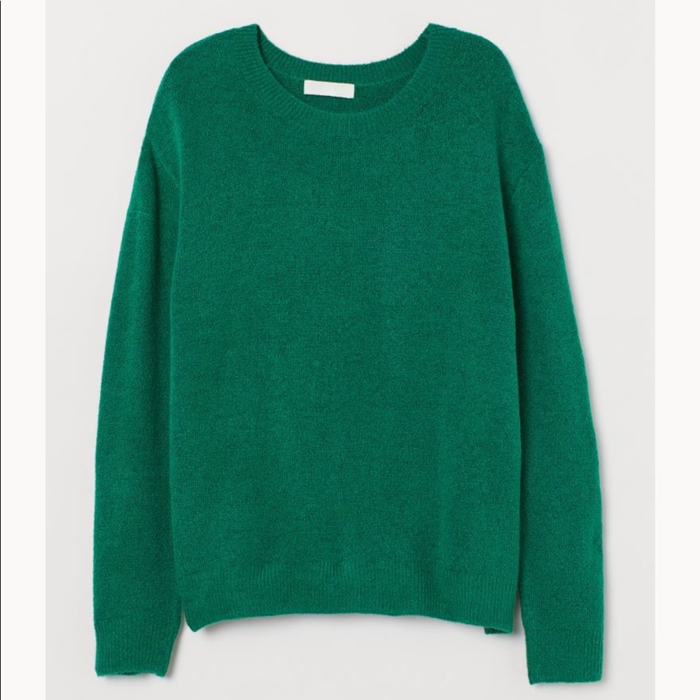 H&M green sweater
